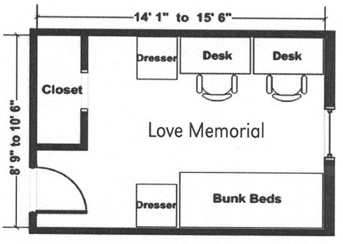 Love Memorial Floor Plan