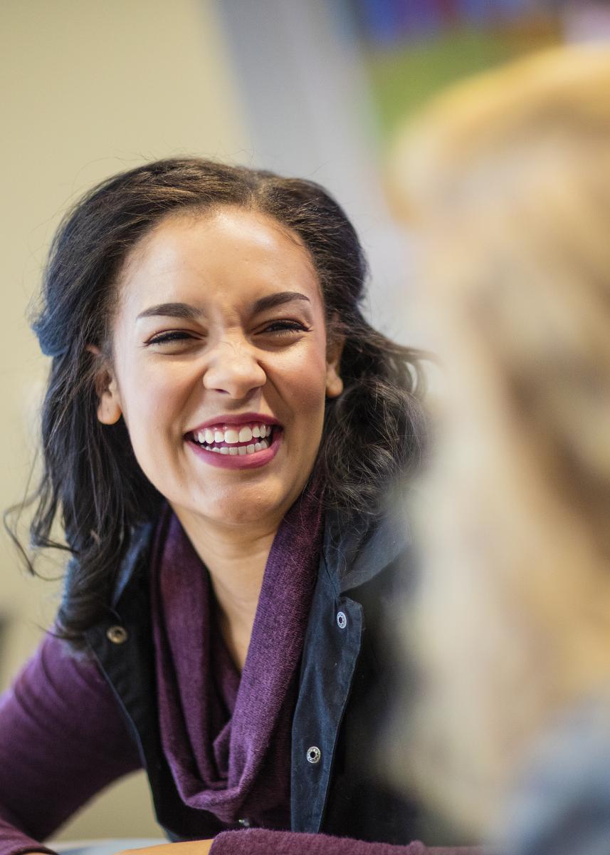 Smiling woman