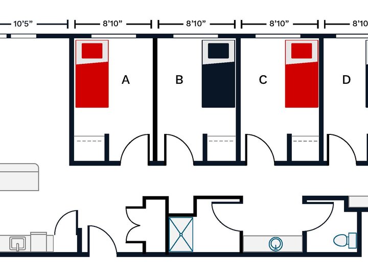 Massengale 4 bedroom apartment layout