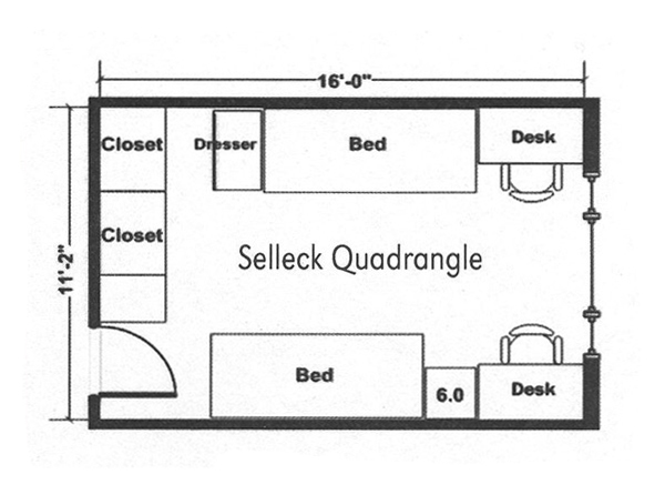 Selleck Hall Room